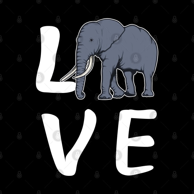 Elephant - Love Elephant by KC Happy Shop