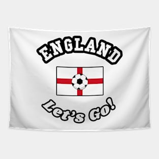 ⚽ England Football, Saint George's Cross, Let's Go! Team Spirit Tapestry