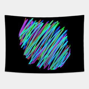 multicolored straight line Tapestry