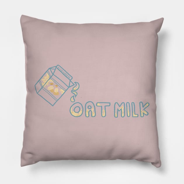 Oat Milk Spilling Pillow by High Altitude