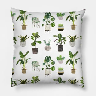 Papercut houseplants Pillow