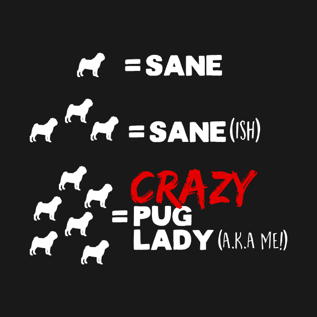 Crazy Pug Lady by thingsandthings