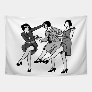 Dancing Girls Tapestry