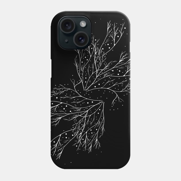 Branches in the night Phone Case by happydogdesign