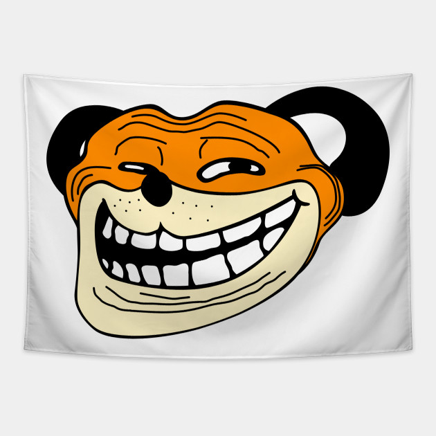 Duck Hunt Dog Troll Face Troll Tapestry Teepublic