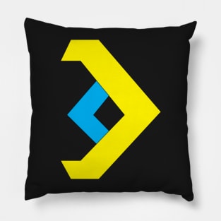 Blue and Yellow Pillow