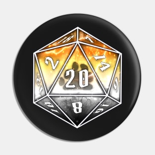 Pride D20 - Bear Pin