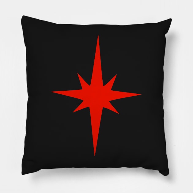 Red Star Pillow by Right-Fit27