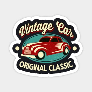 Vintage Car Magnet