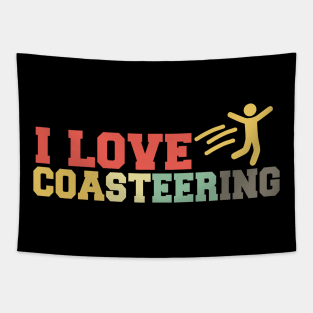 i love coasteering Tapestry