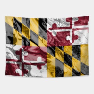 Flag of Maryland - Marble texture Tapestry