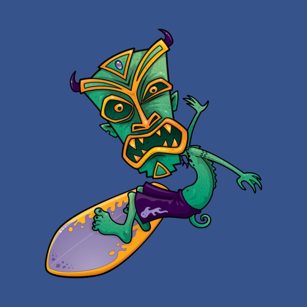 Tiki Surfer Dude by fizzgig