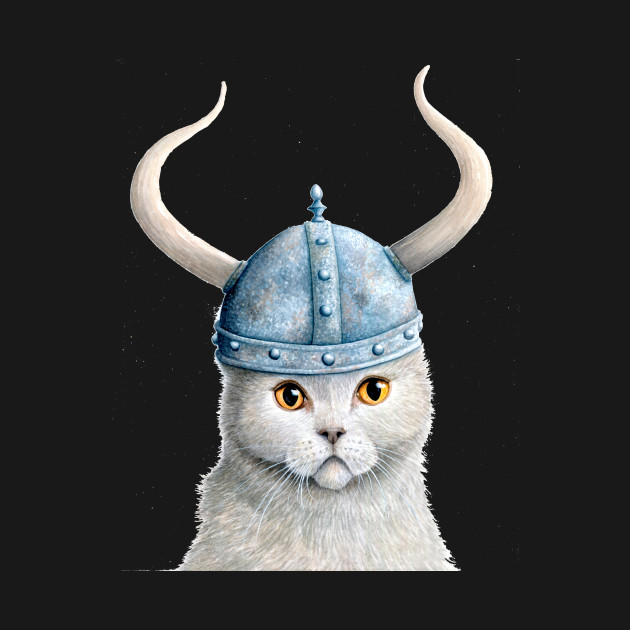 Disover Brave, The Viking Cat - Cat - T-Shirt