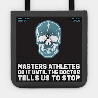 Master Athletes Skull Fx (Black Background) Tote