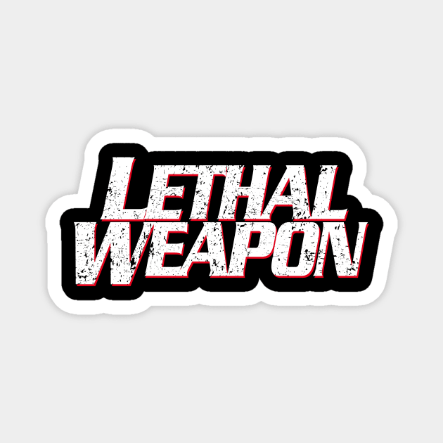 Lethal Weapon Titles vintage Magnet by GWCVFG
