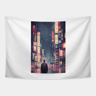 You are in Tokyo Neon Anime Japan Tapestry