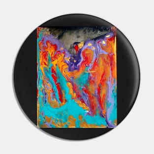 Autumn Memories Resin Art Pin