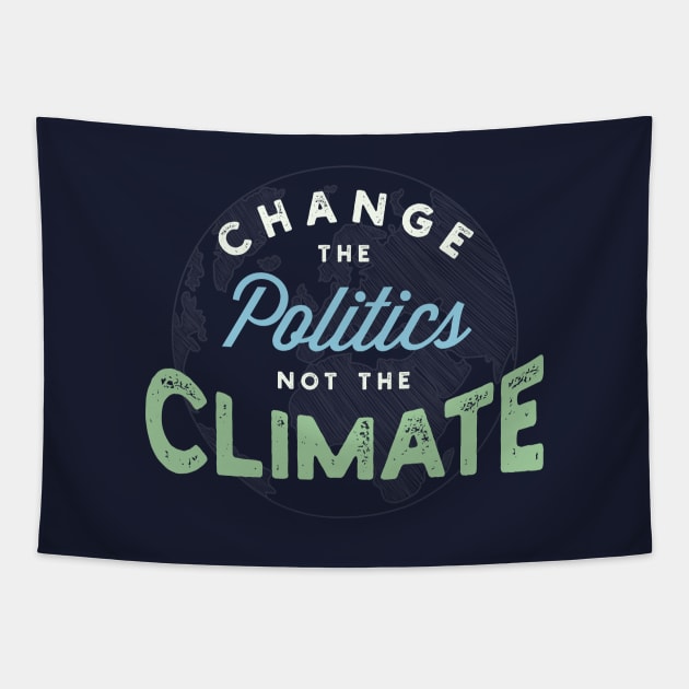 Climate Change Protest Motto Tapestry by EbukaAmadiObi19