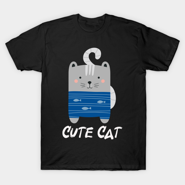 Discover Cute Cat - Cute Cat - T-Shirt