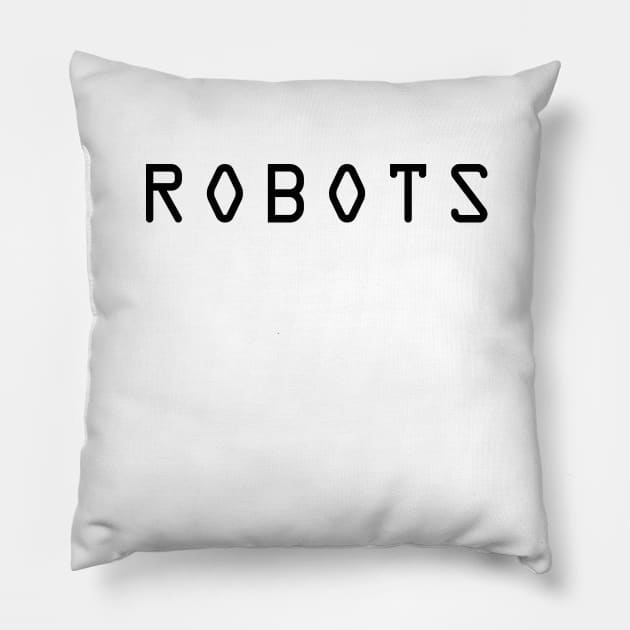 ROBOTS Pillow by NovaOven