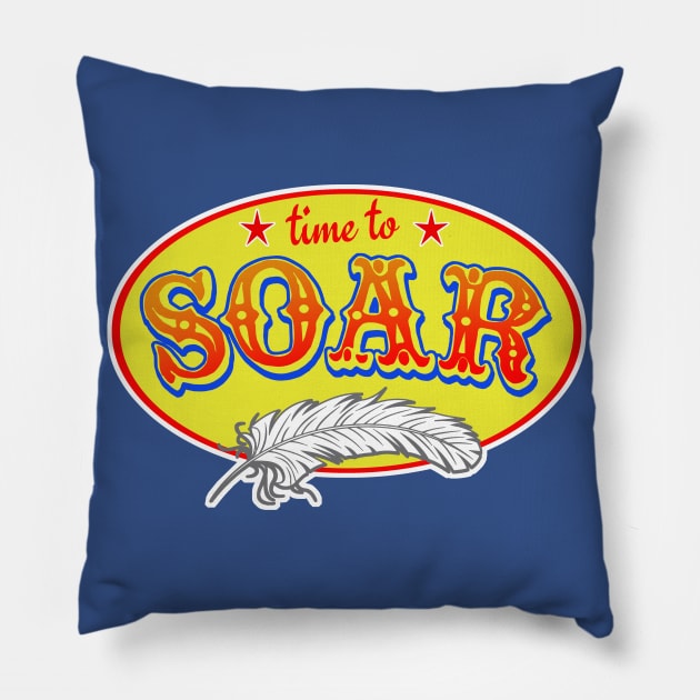 Time to SOAR Pillow by PopCultureShirts