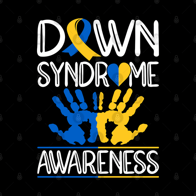 Down Syndrome Support Awareness Down Syndrome Awareness Hands by Caskara