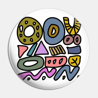 Doodle abstract Pin