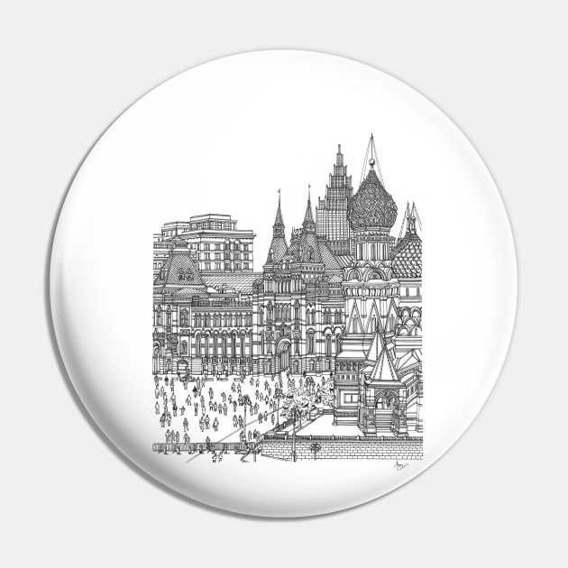 Red Square Moscow Pin by valery in the gallery