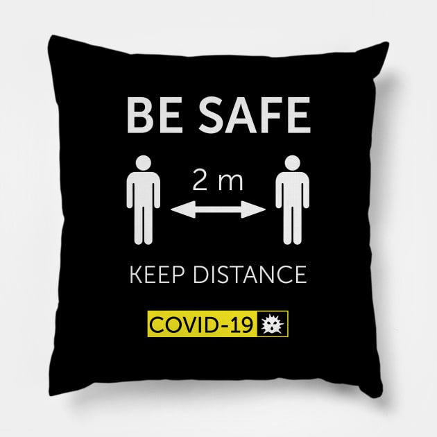 Coronavirus t-shirt Pillow by Muse