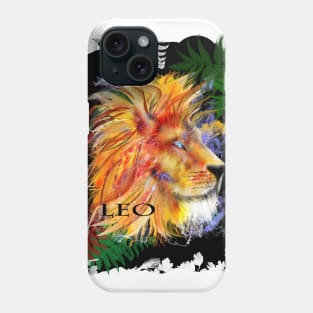 Leo Lion Astrology Design Phone Case