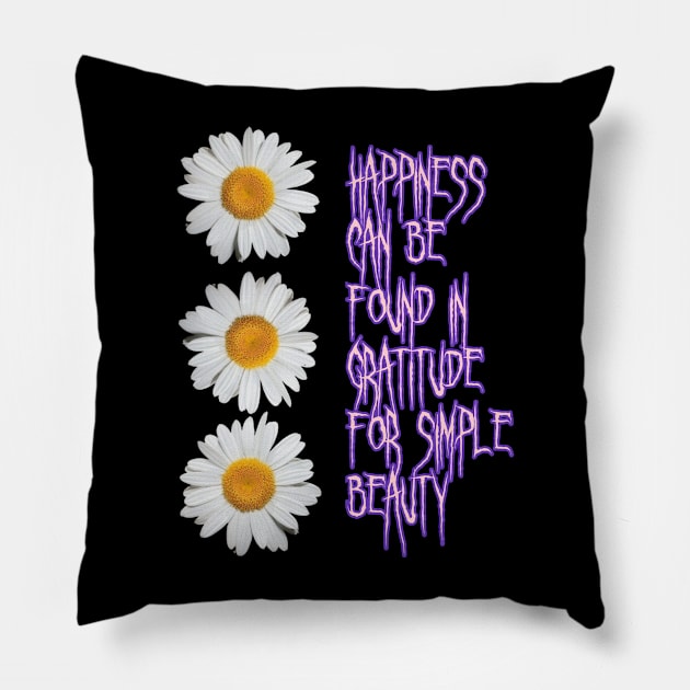 Daisy  flowers Pillow by harier