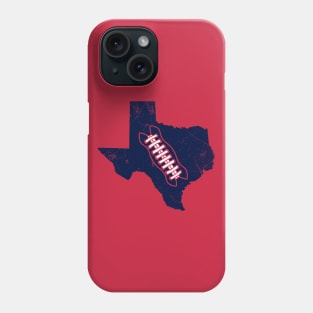 Texas Football, Retro - Red Phone Case