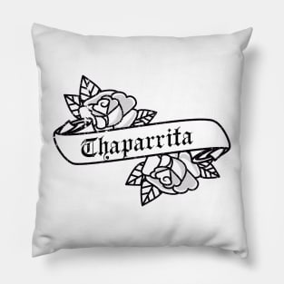 Chaparrita - vintage tattoo design Pillow