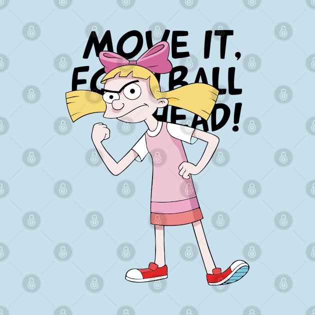 Move it, Football Head! by artxlife