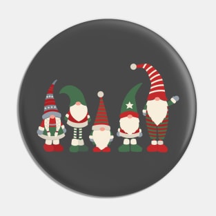 Gnomes Holiday Pin