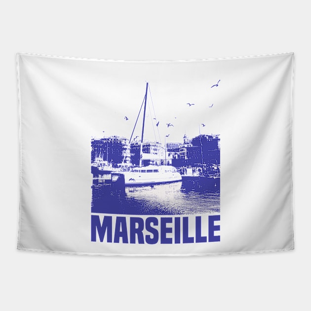 Marseille Tapestry by Den Vector