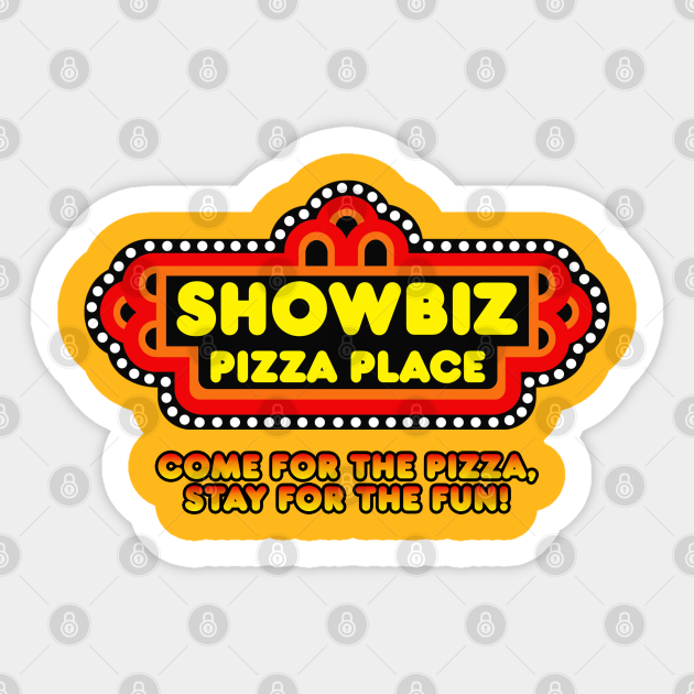 Showbiz Pizza Place - Showbiz Pizza - Sticker