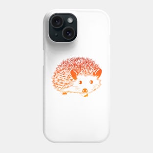 Hedgehog In Sunset Colors Phone Case
