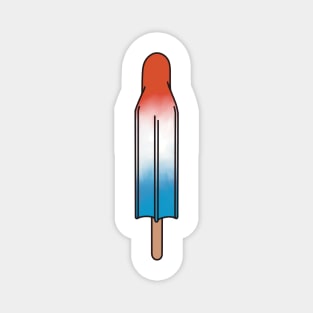 Watercolor Rocket Pop Popsicle Magnet