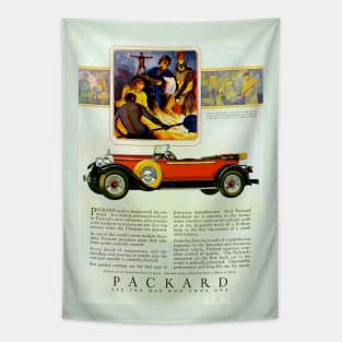 1899 the first red packard Tapestry