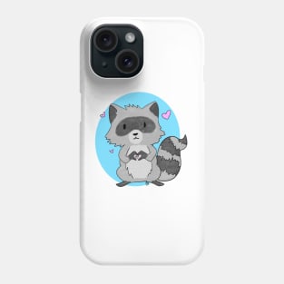 Little Raccoon Love Phone Case