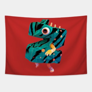 Alphabet Monster Z Tapestry