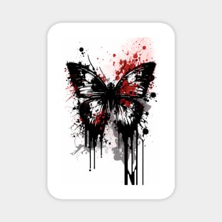 Butterfly Ink Painting Magnet