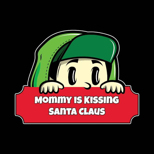 Kissing Santa Claus by MonkeyLogick