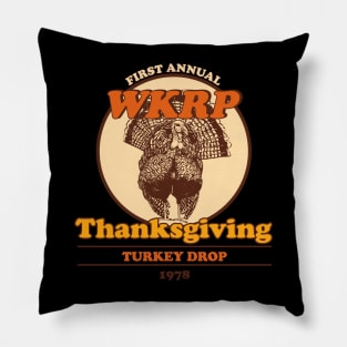 WKRP Turkey Drop 1978 Pillow