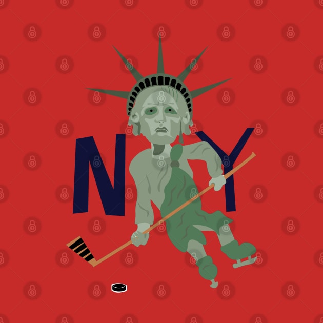 Lady Liberty Hockey by MAS Design Co
