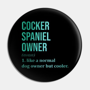 Cocker owner Pin