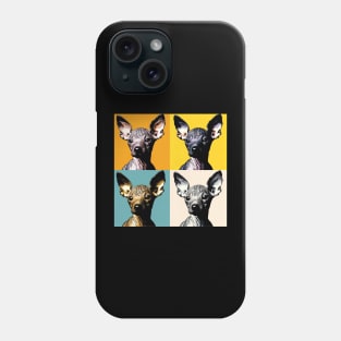 Pop Retro Xoloitzcuintli Art - Cute Puppy Phone Case