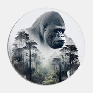 Gorilla Nature Outdoor Imagine Wild Free Pin