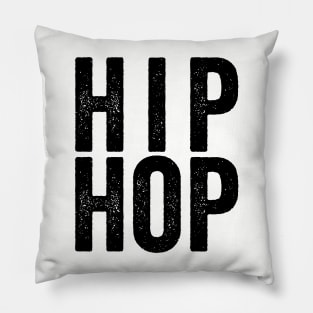 Hip Hop Fun Black Pillow